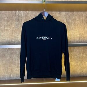 🚩steal Authentic Givenchy Black Logo Hoodie